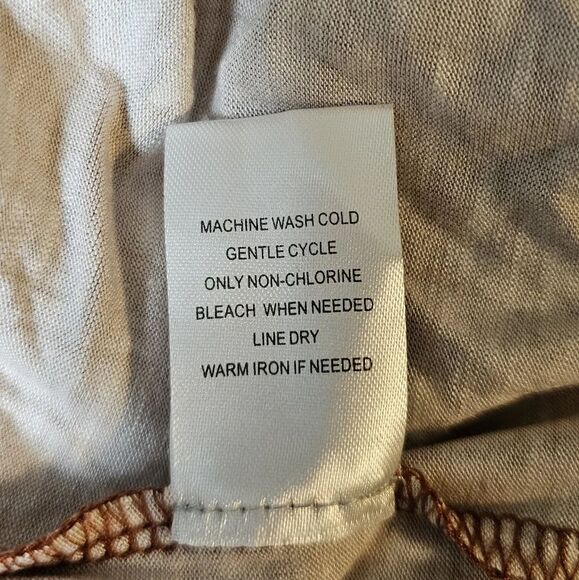 Daniel Rainn, Rust Orange Embroidered 3/4 Sleeve Top Blouse, Size Small, NWT - Picture 6 of 8